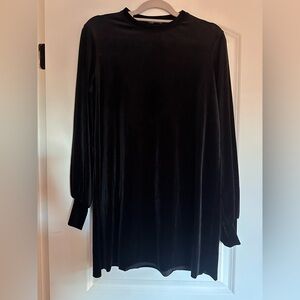 Zara Black Long Sleeve Dress